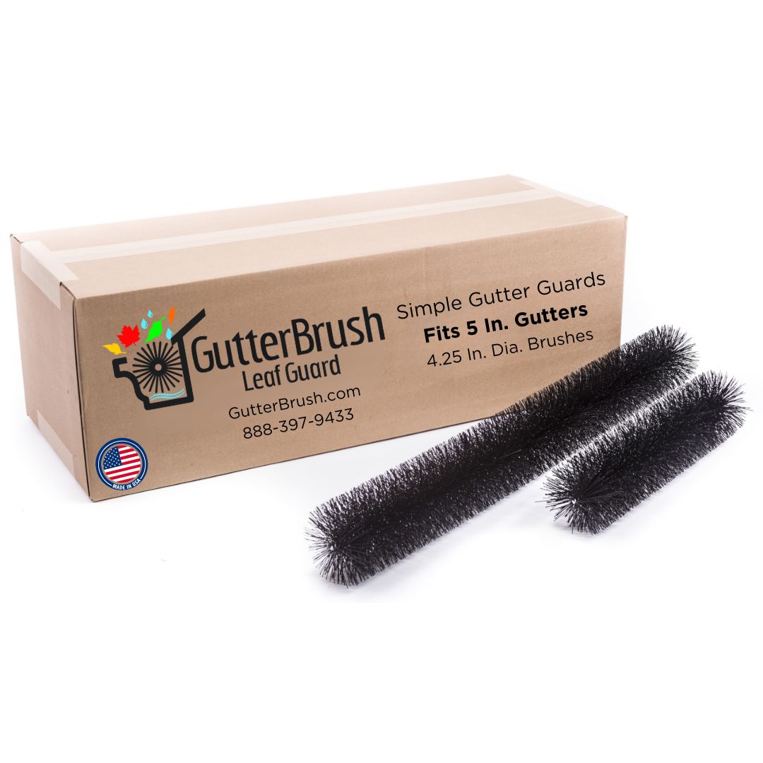 GutterBrush box with brushes