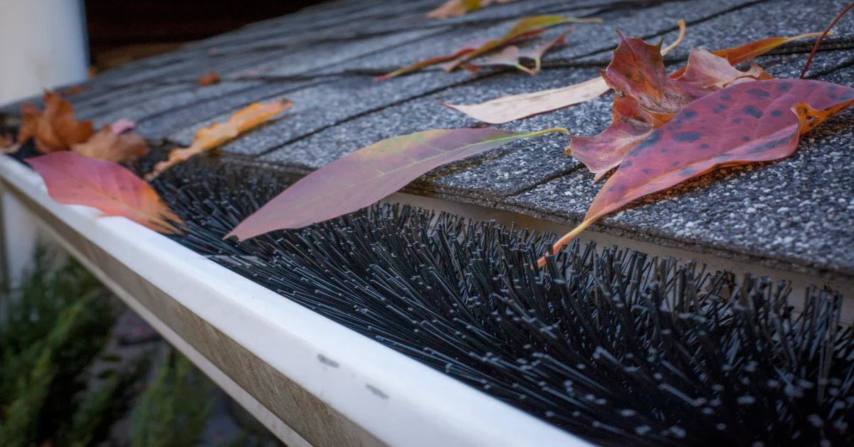 GutterBrush Simple Gutter Guard Installed