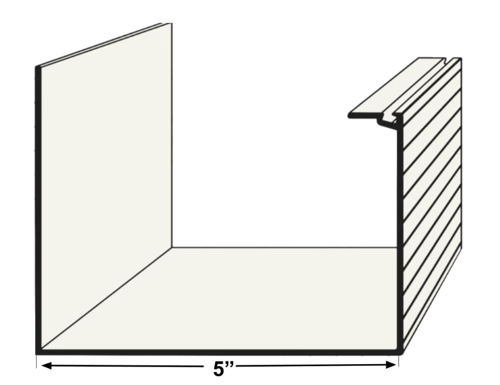 5 inch super gutter for pool screen enclosures