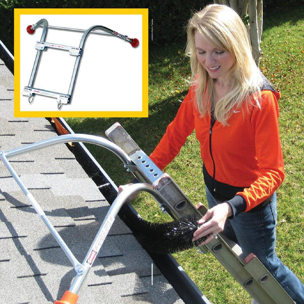 Ladder Stabilizer Standoff Extra Safety Clean Window Roof Gutters Paint  Helper